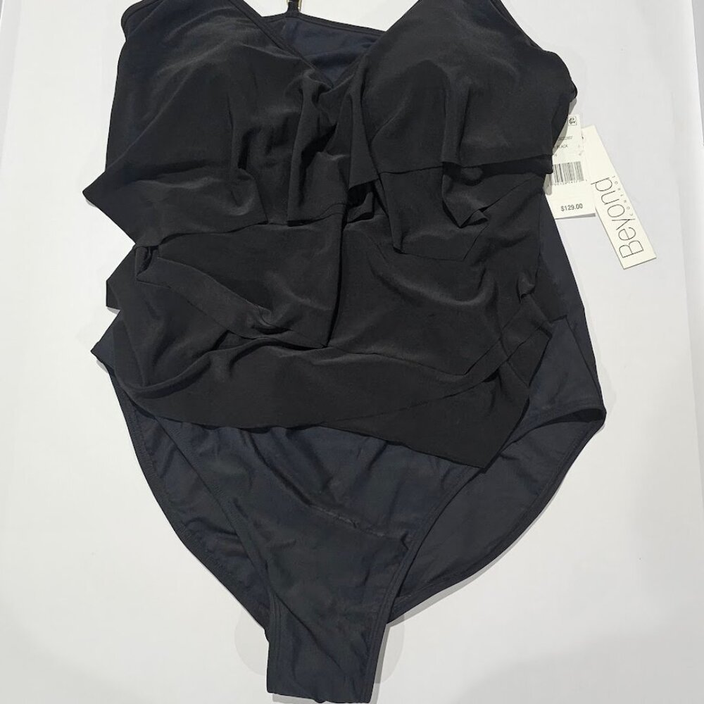Beyond Control Solid Citizen Tiered One Piece Swimsuit - Picture 7 of 13